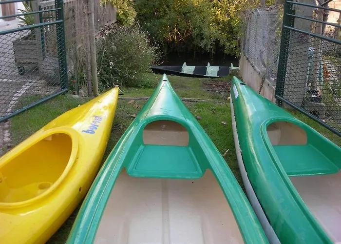 Maison Au Cœur Du Marais Poitevin Avec Barques, Canoës, Pédalo Et Vélos включены - Fr-1-426-147 Damvix